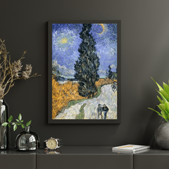Diamond Painting Weg met Cypress en Star - SEOS Shop ®