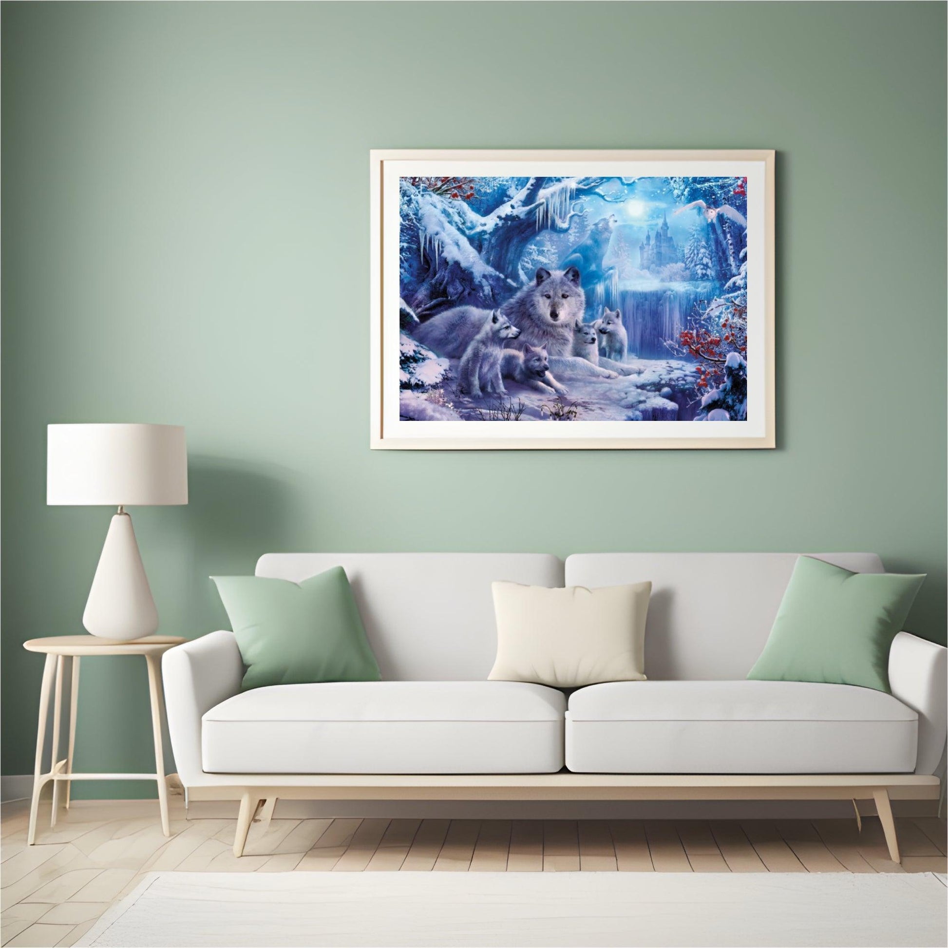 Diamond Painting Winter Wolf - SEOS Shop ®