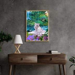 Diamond Painting Witte Tijger - SEOS Shop ®