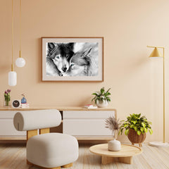 Diamond Painting Witte Wolven Paar - SEOS Shop ®