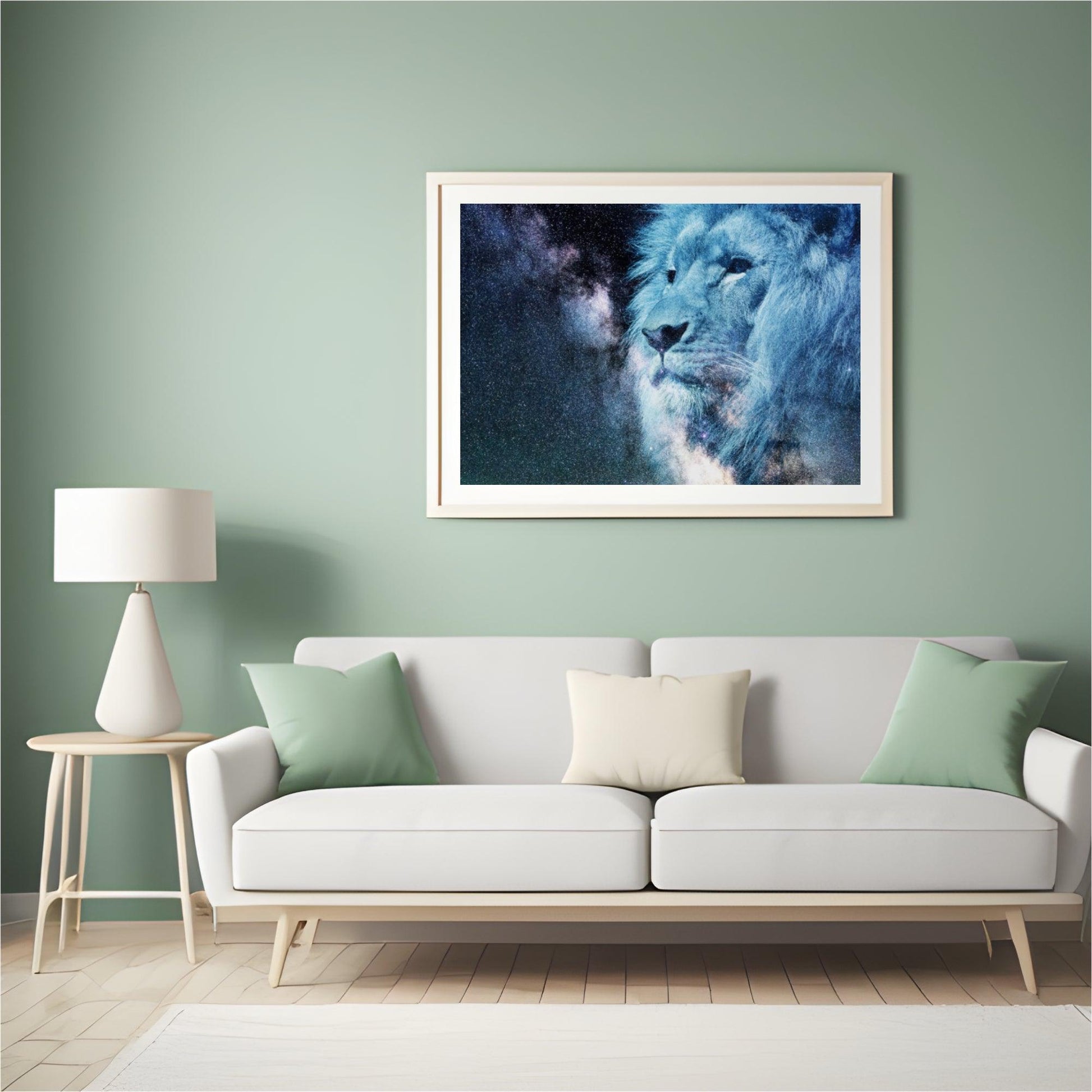 Diamond Painting Witte leeuw - SEOS Shop ®