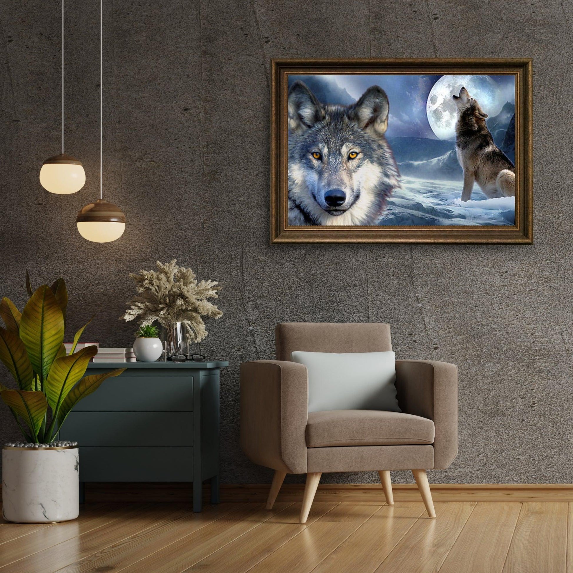 Diamond Painting Wolv Brullen - SEOS Shop ®