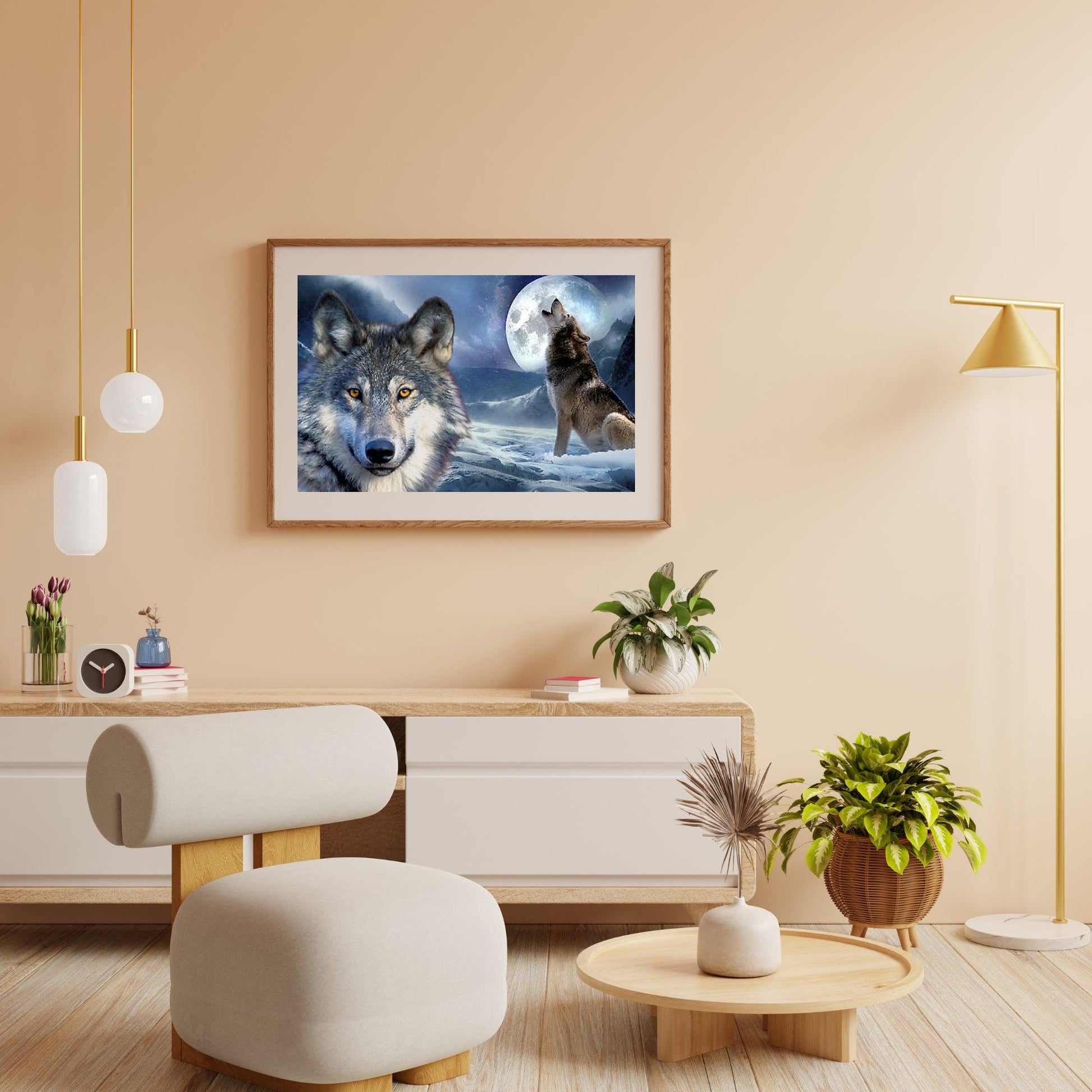 Diamond Painting Wolv Brullen - SEOS Shop ®