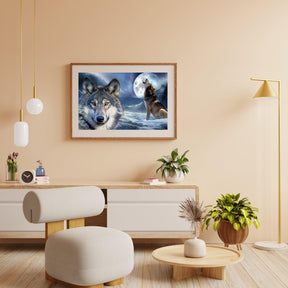 Diamond Painting Wolv Brullen - SEOS Shop ®