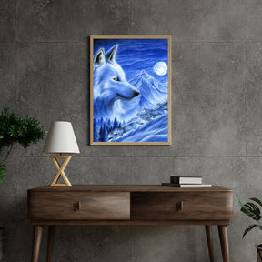 Diamond Painting Wolven in de Sneeuw - SEOS Shop ®