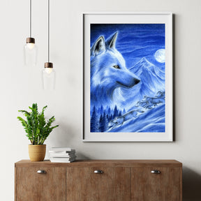 Diamond Painting Wolven in de Sneeuw - SEOS Shop ®