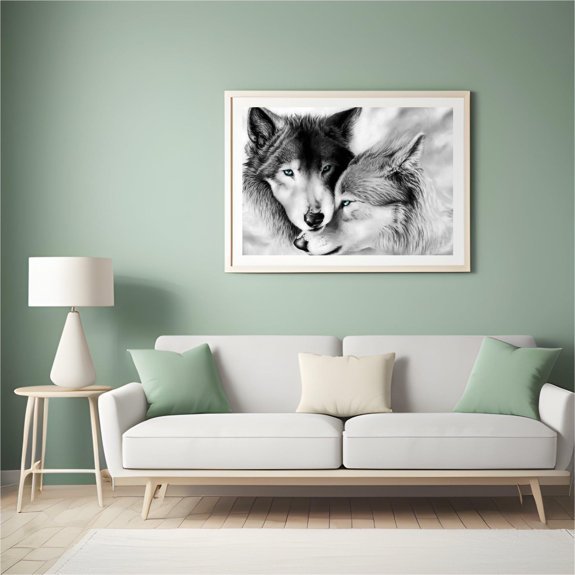 Diamond Painting Wolven koppel - SEOS Shop®