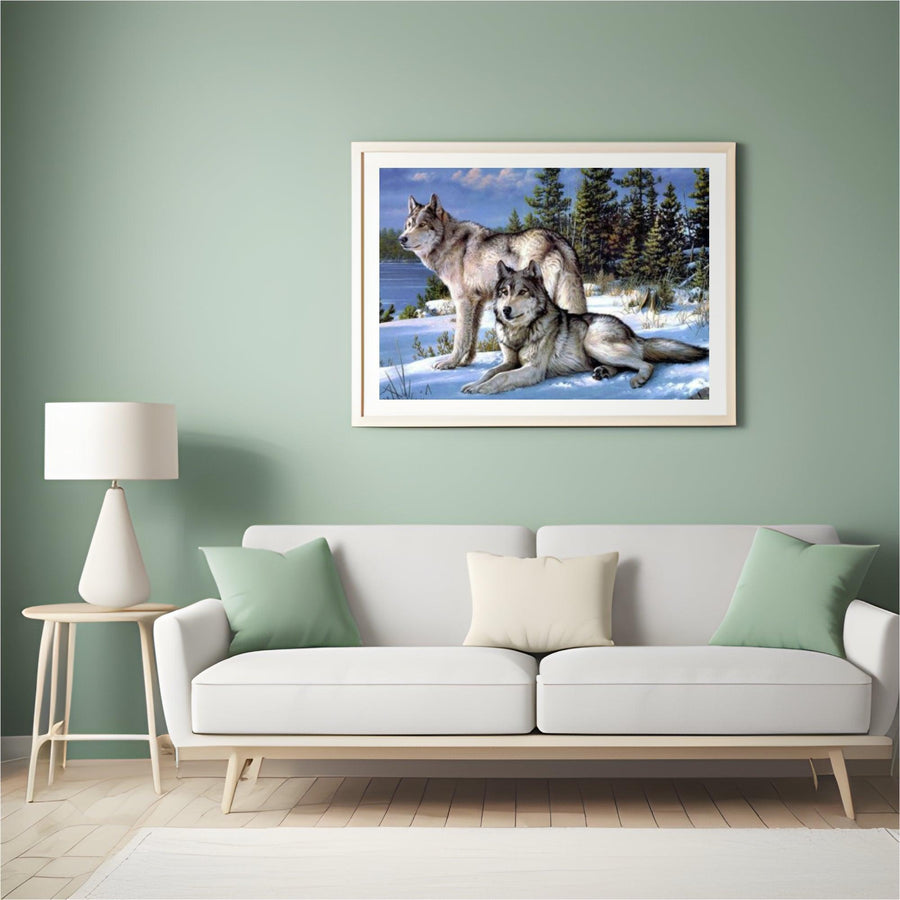 Diamond Painting Wolven stel – SEOS Shop ®
