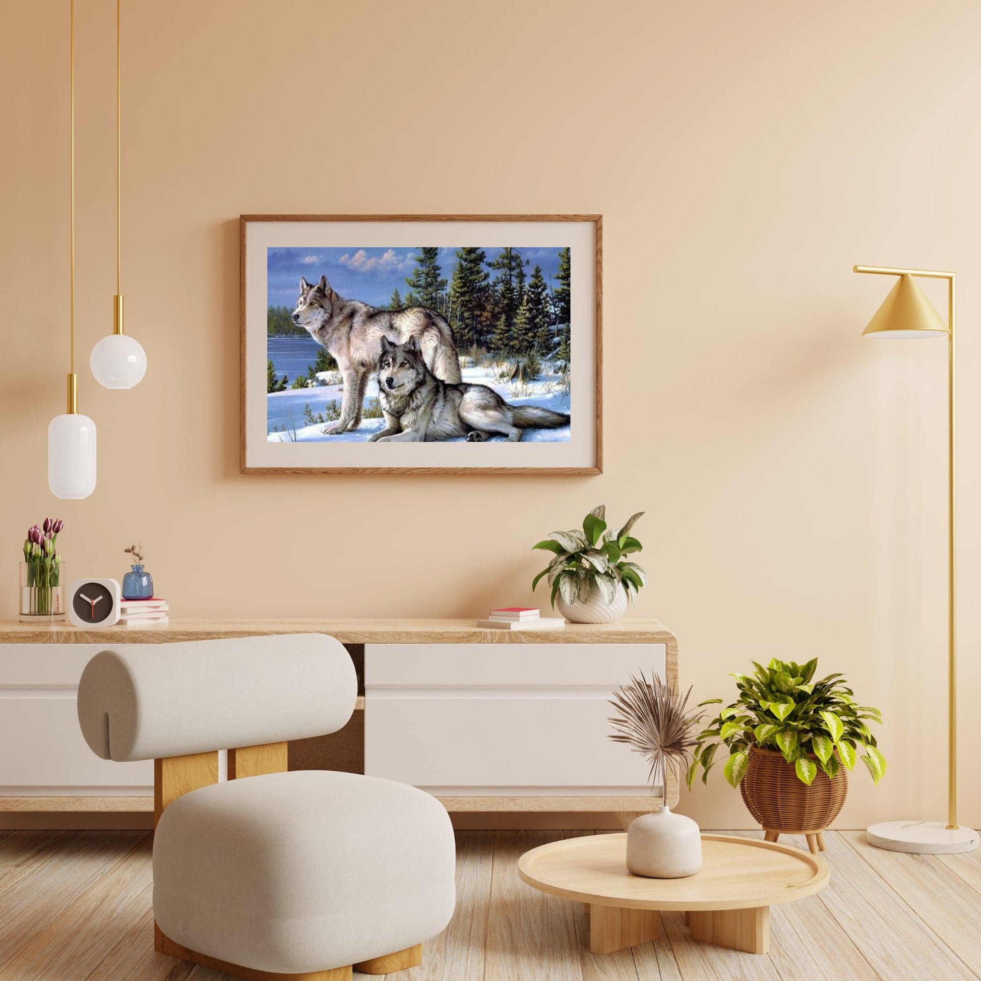 Diamond Painting Wolven stel – SEOS Shop ®