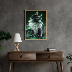 Diamond Painting Zwarte kat gloeit - SEOS Shop ®