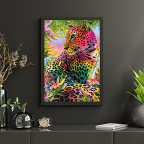 Diamond painting Luipaard gekleurd - SEOS Shop ®
