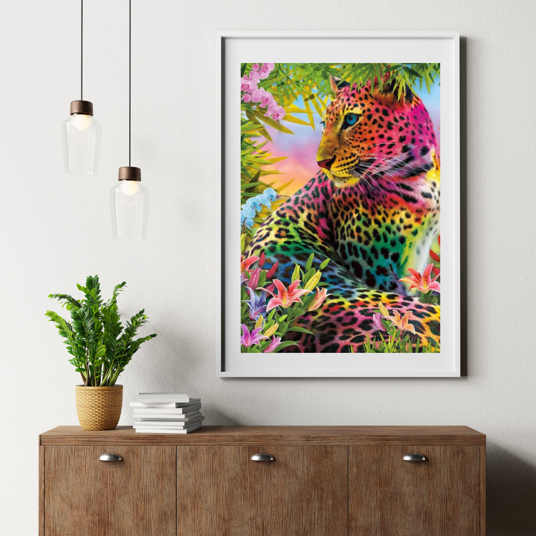 Diamond painting Luipaard gekleurd - SEOS Shop ®