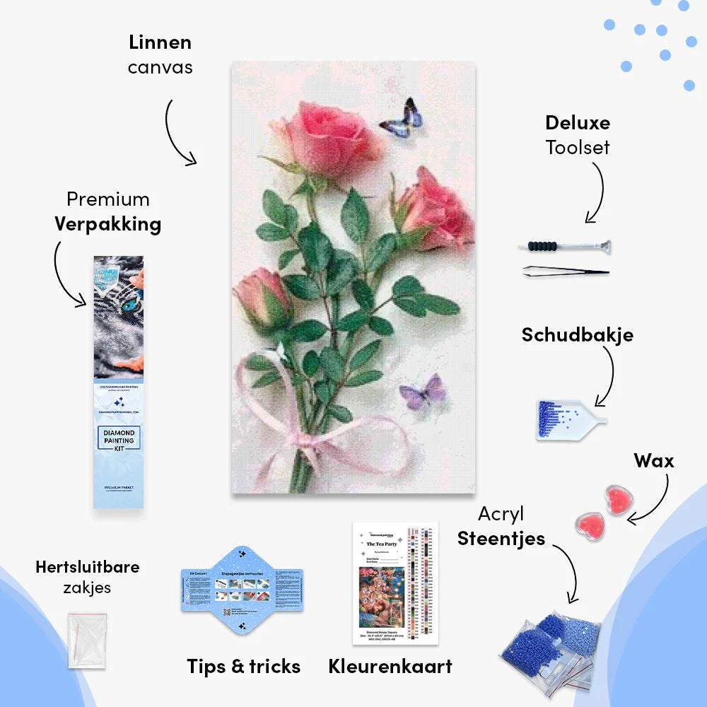 Drie rozen | Groot Formaat - SEOS Shop ®