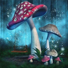 Diamond Painting Paarse Paddestoel - SEOS Shop ®