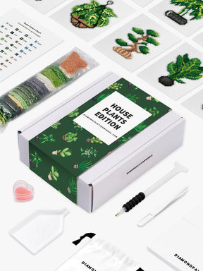 Mini Meesterwerken - Huisplanten (Set van 12)