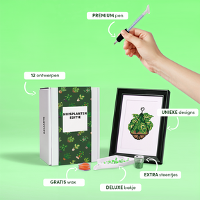 Mini Meesterwerken - Huisplanten (Set van 12)