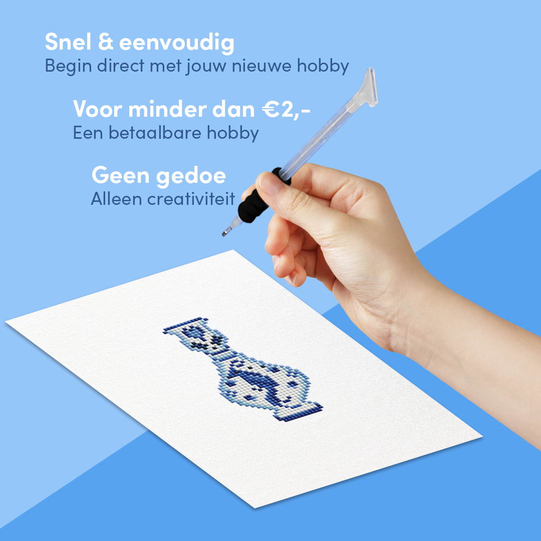 Mini Meesterwerken - Delftsblauw editie (Set van 12)