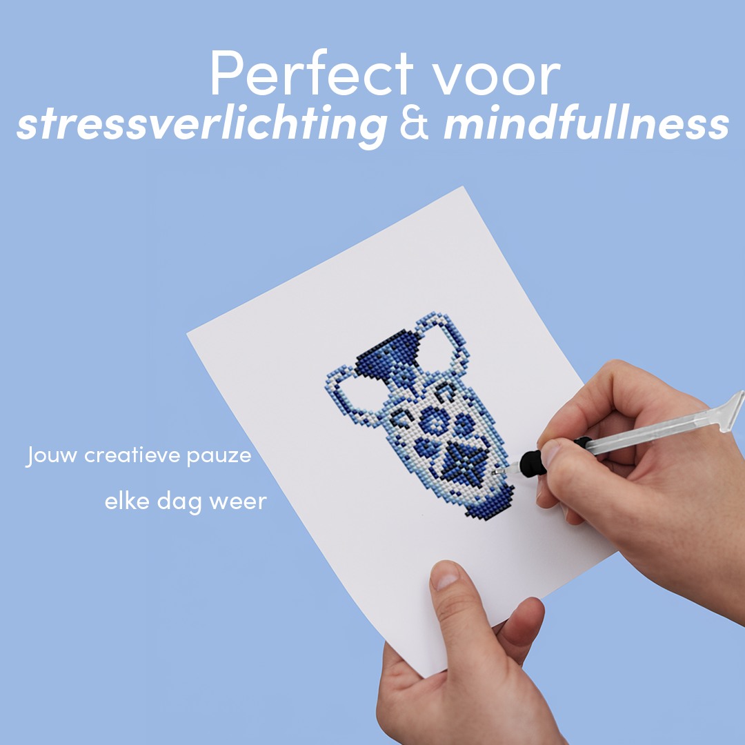 Mini Meesterwerken - Delftsblauw editie (Set van 12)