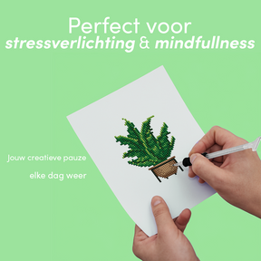 Mini Meesterwerken - Huisplanten (Set van 12)