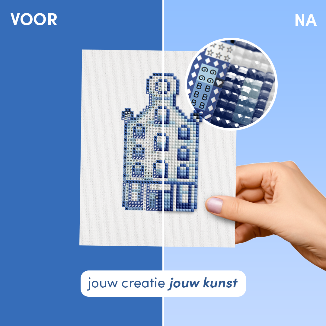 Mini Meesterwerken - Delftsblauw editie (Set van 12)