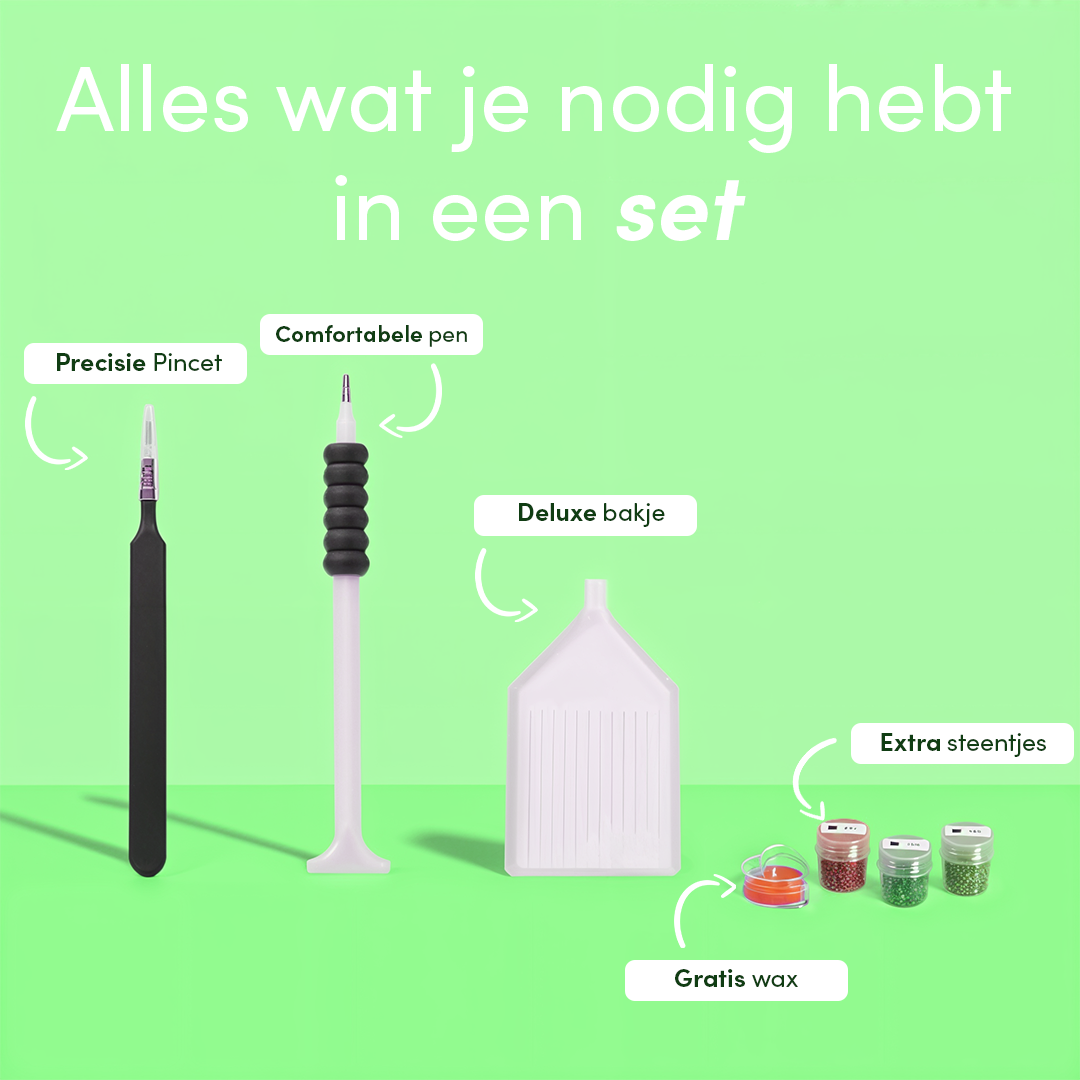 Mini Meesterwerken - Huisplanten (Set van 12)