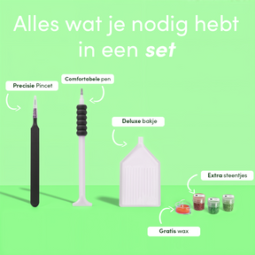 Mini Meesterwerken - Huisplanten (Set van 12)