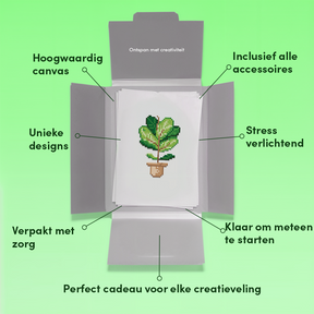 Mini Meesterwerken - Huisplanten (Set van 12)