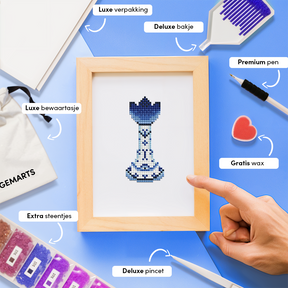 Mini Meesterwerken - Delftsblauw editie (Set van 12)