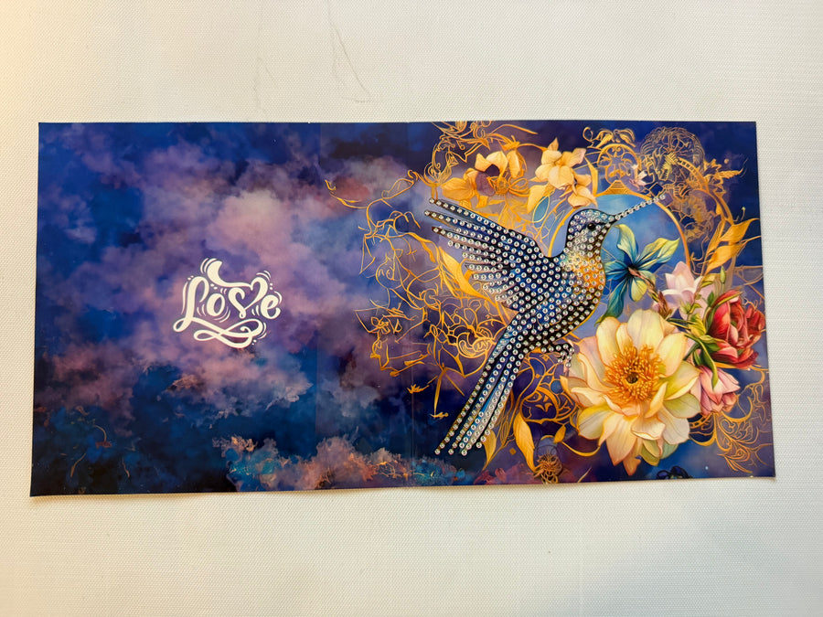 Diamond painting wenskaart - set van 12 - inclusief enveloppen