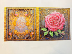 Diamond painting wenskaart - set van 12 - inclusief enveloppen
