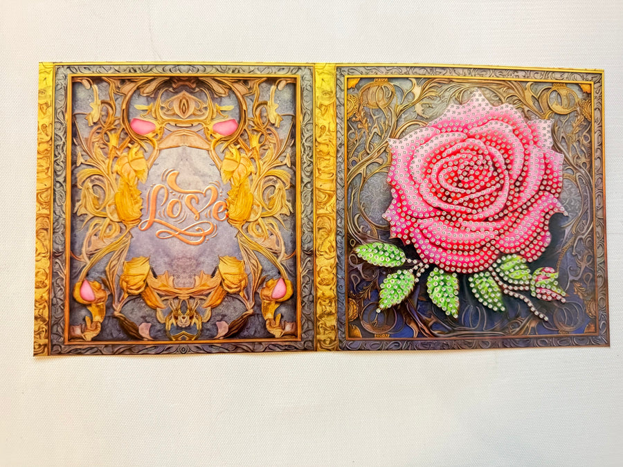 Diamond painting wenskaart - set van 12 - inclusief enveloppen
