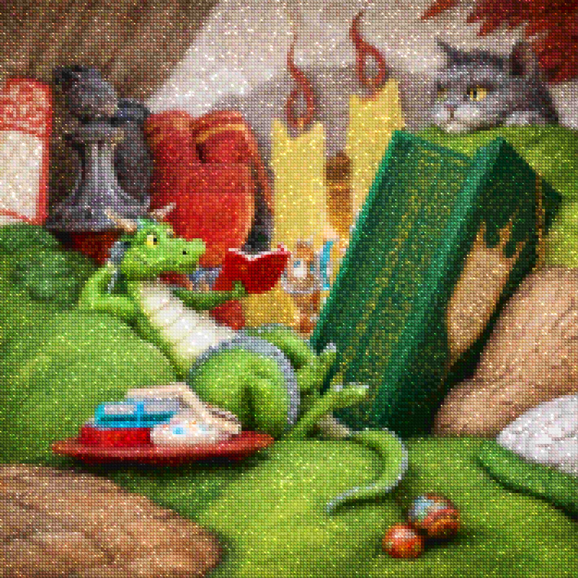 Diamond Painting -  Drakenboek V1 - SEOS Shop ®