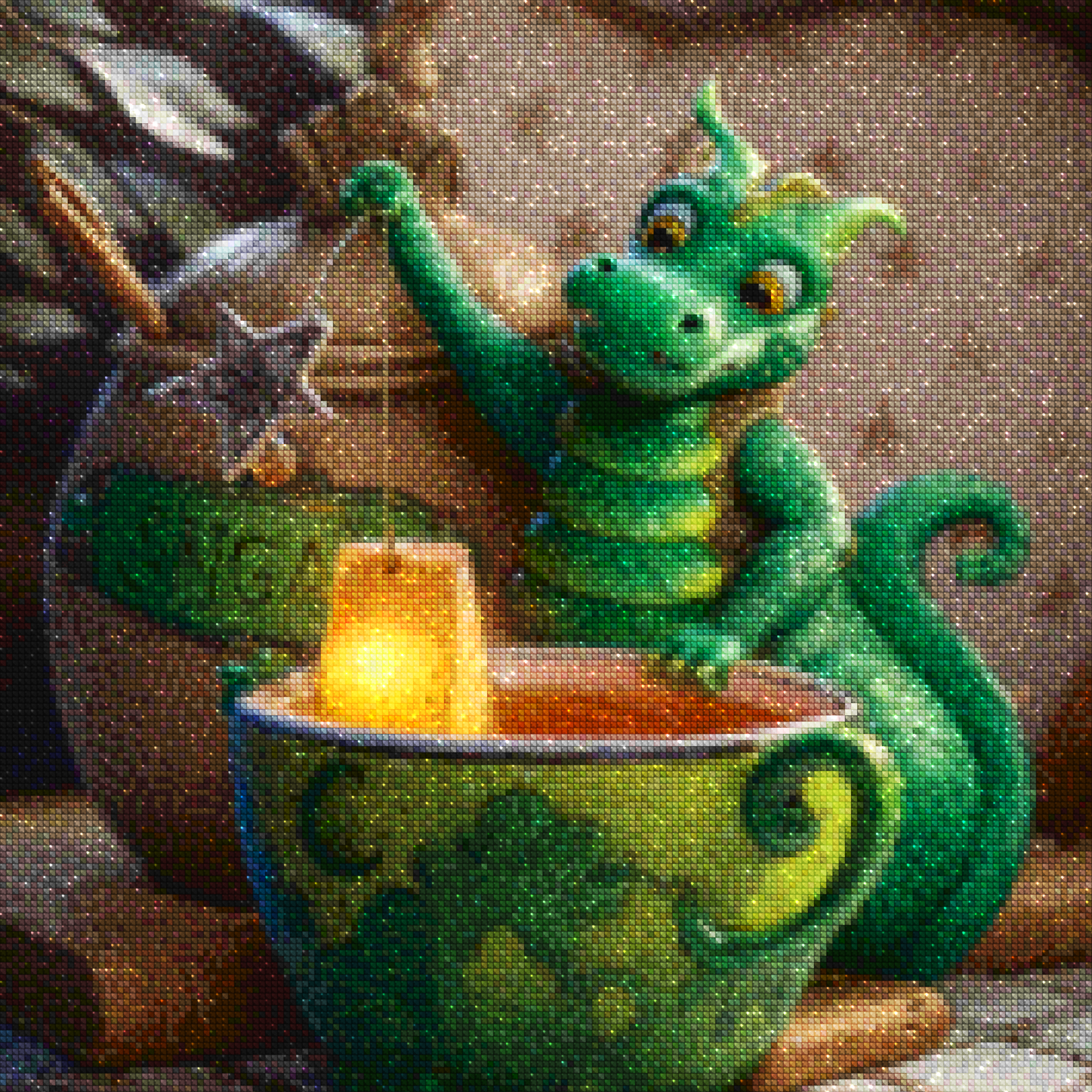 Diamond Painting -  Drakentheetijd - SEOS Shop ®