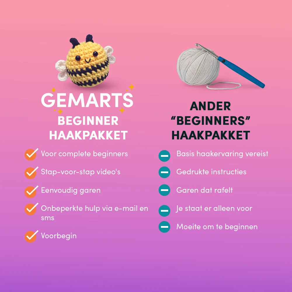 Amigurumi Honingbij - Gemarts