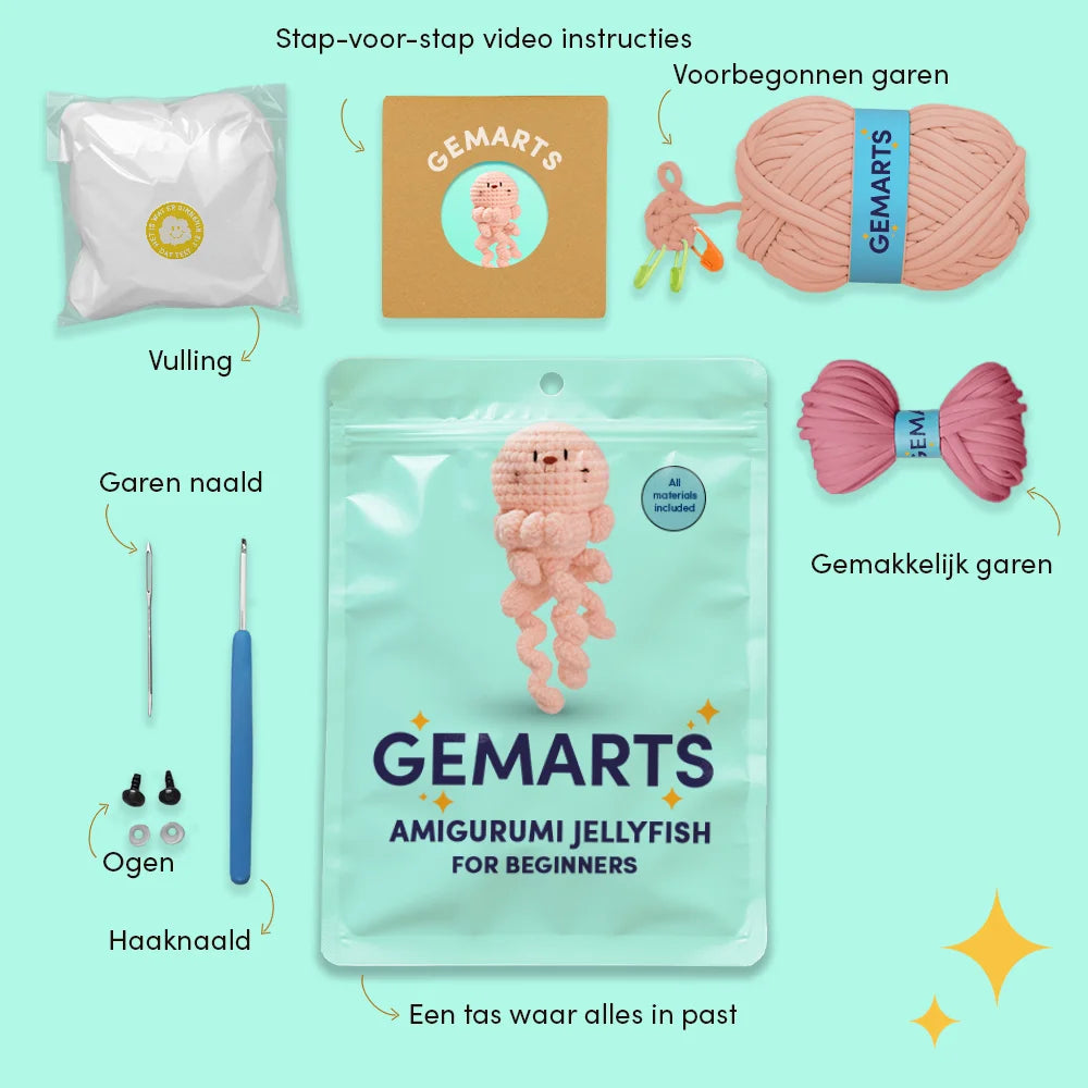 Amigurumi Kwallen - Gemarts
