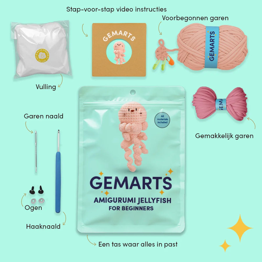 Amigurumi Kwallen - Gemarts