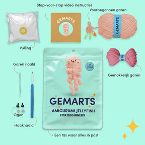 Amigurumi Kwallen - Gemarts