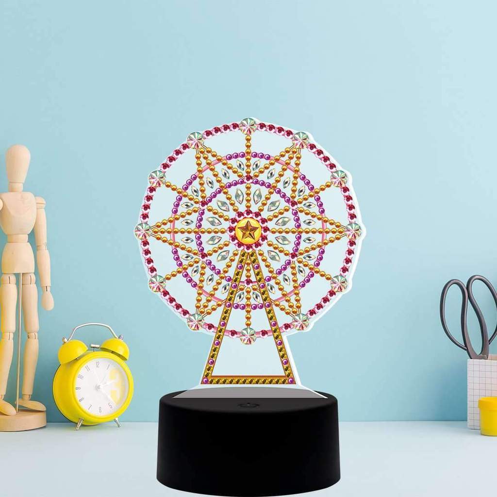 Diamond Painting Lamp Reuzenrad – productweergave