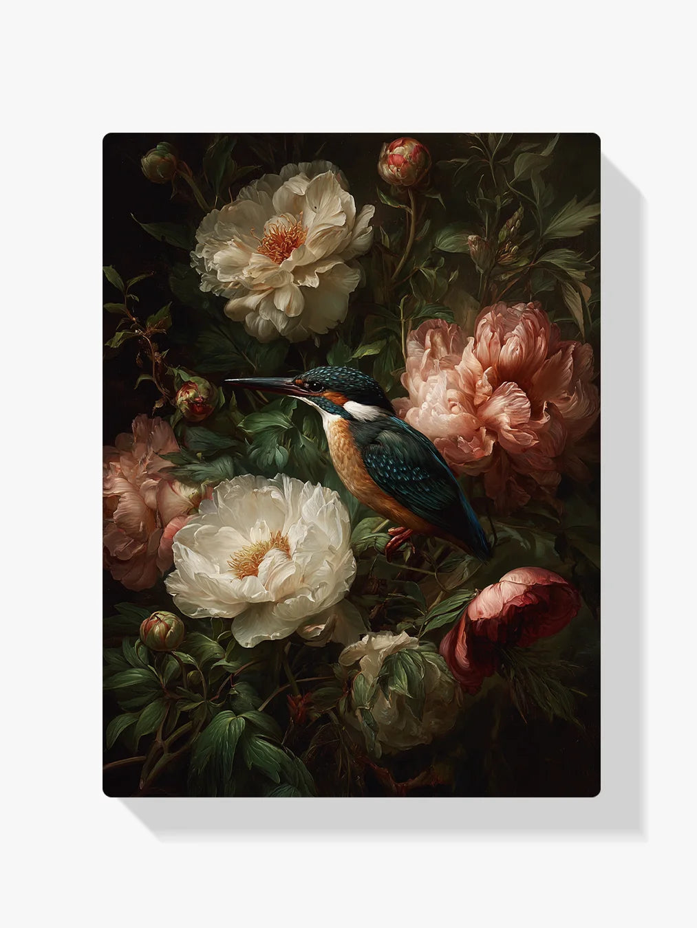 Diamond Painting - Vogels in Bloei – Een Harmonisch Samenspel van Natuur en Kleuren