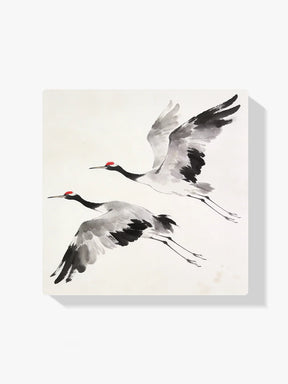 Diamond Painting - Zen Cranes I Warm, Chris Paschke