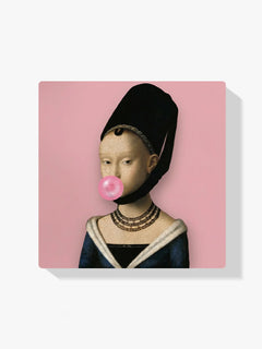 Diamond Painting - Meisje met kauwgombel