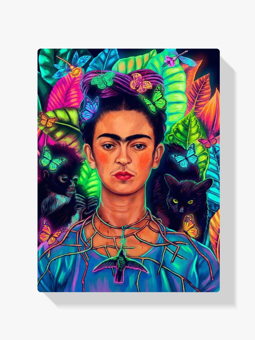 Diamond Painting - Frida in Neon Jungle