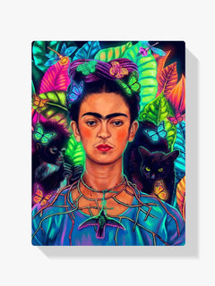 Diamond Painting - Frida in Neon Jungle
