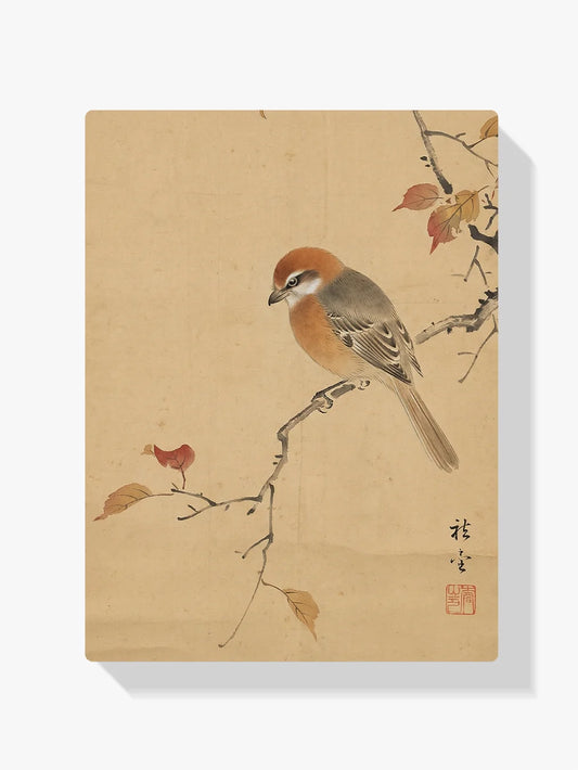 Diamond Painting - Vogel op een stille tak