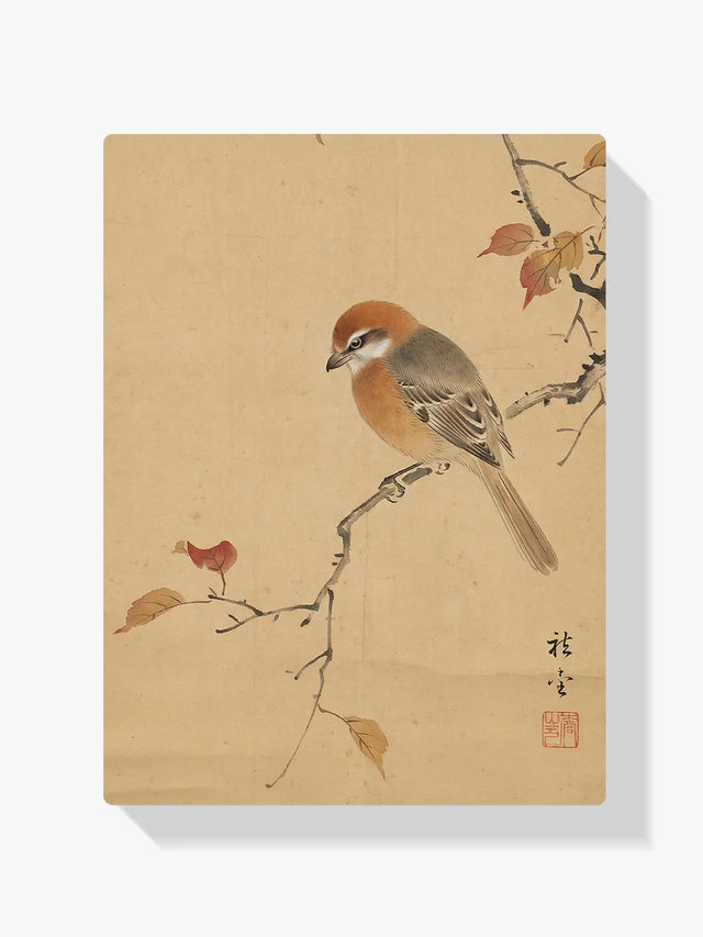 Diamond Painting - Vogel op een stille tak