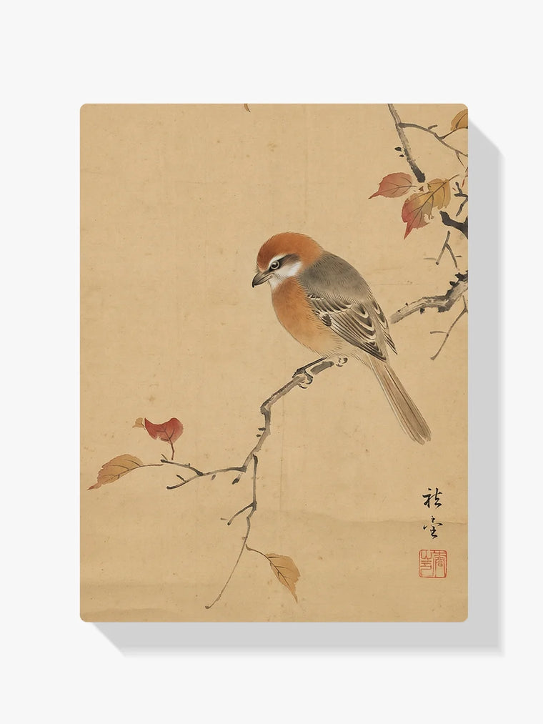 Diamond Painting - Vogel op een stille tak