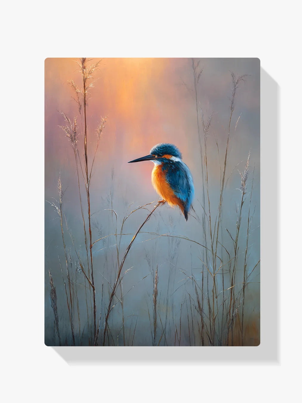 Diamond Painting - IJsvogel bij zonsopkomst