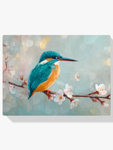 Diamond Painting - IJsvogel tussen Bloesem en Bokeh