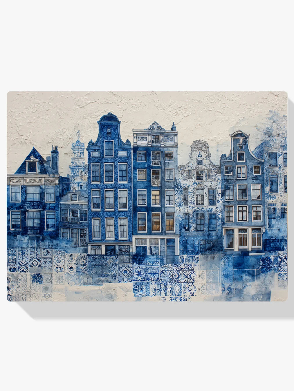 Diamond Painting - Collage van Delft, in Delfts blauw