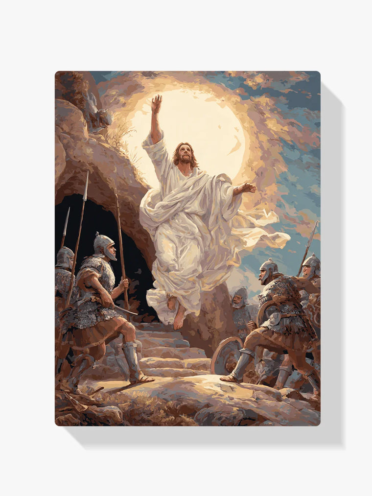 Diamond Painting De Glorie van de Opstanding – volledig ontwerp